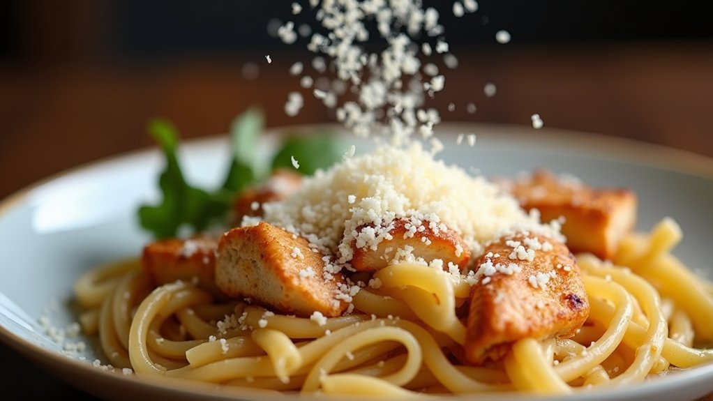 add and mix parmesan thoroughly