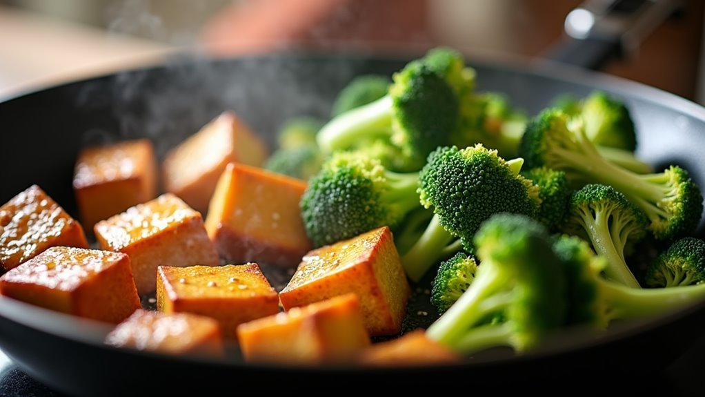 add broccoli stir fry briefly