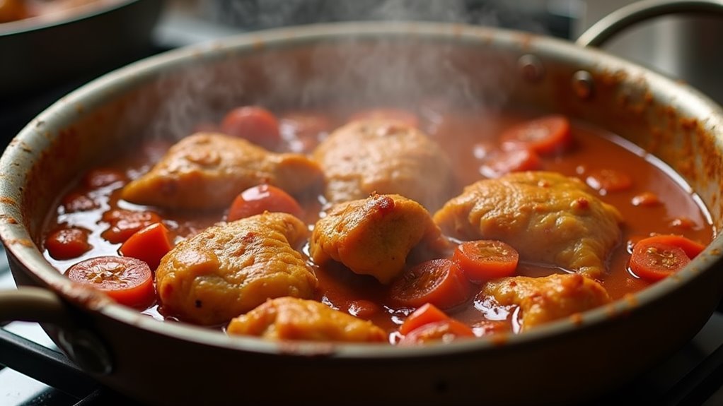 add chopped tomatoes now
