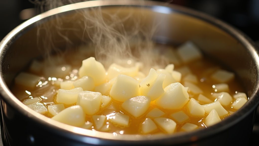 add lentils water salt