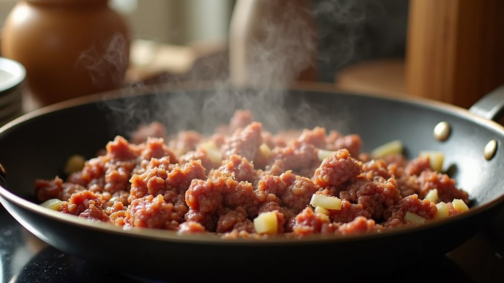 add sauce and sugar