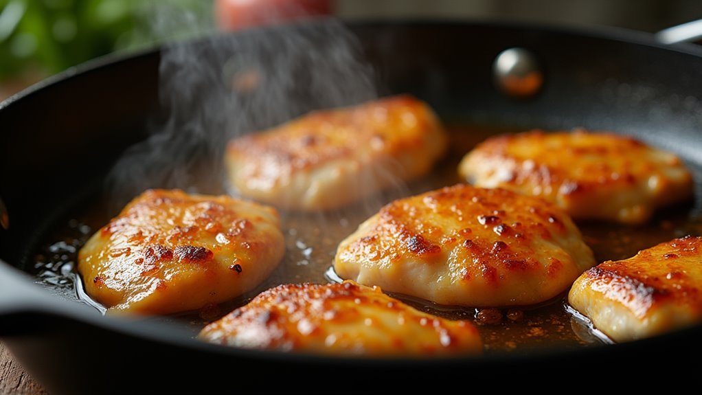 add sauce to dish