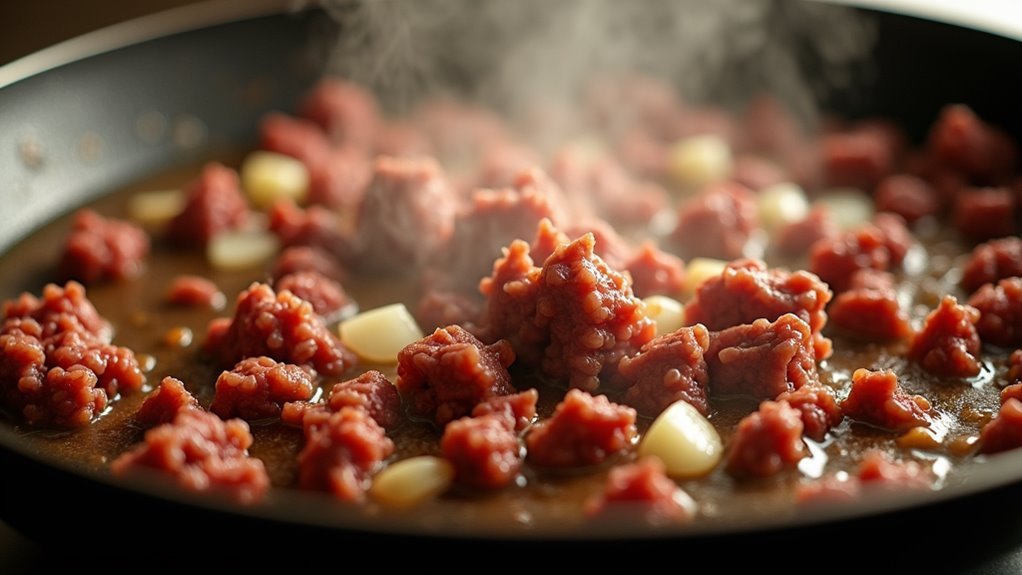 add sauce to mixture