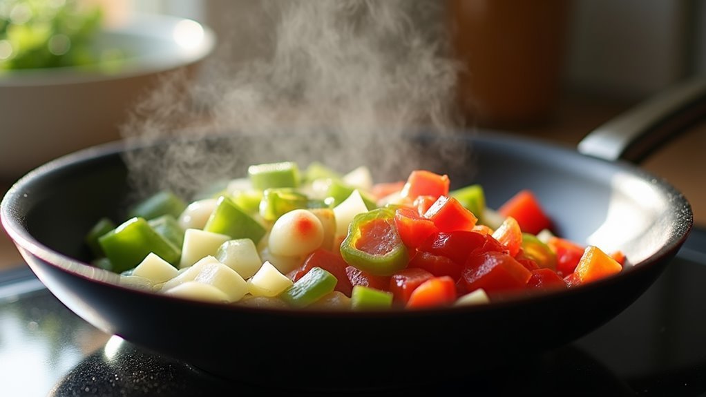add tomatoes and seasoning