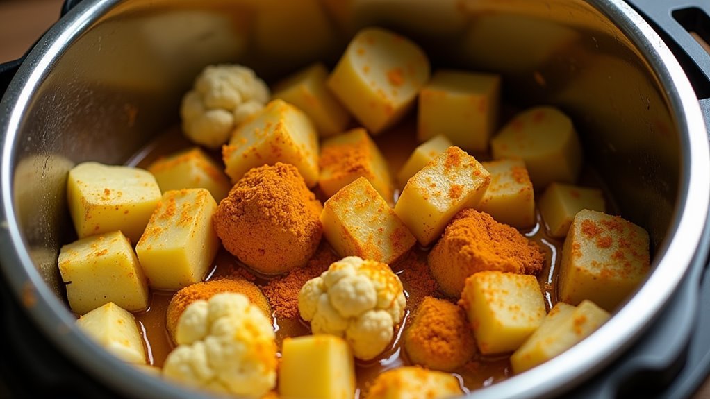 add vegetables and salt