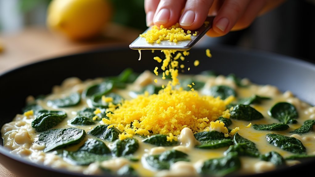 add zest and juice