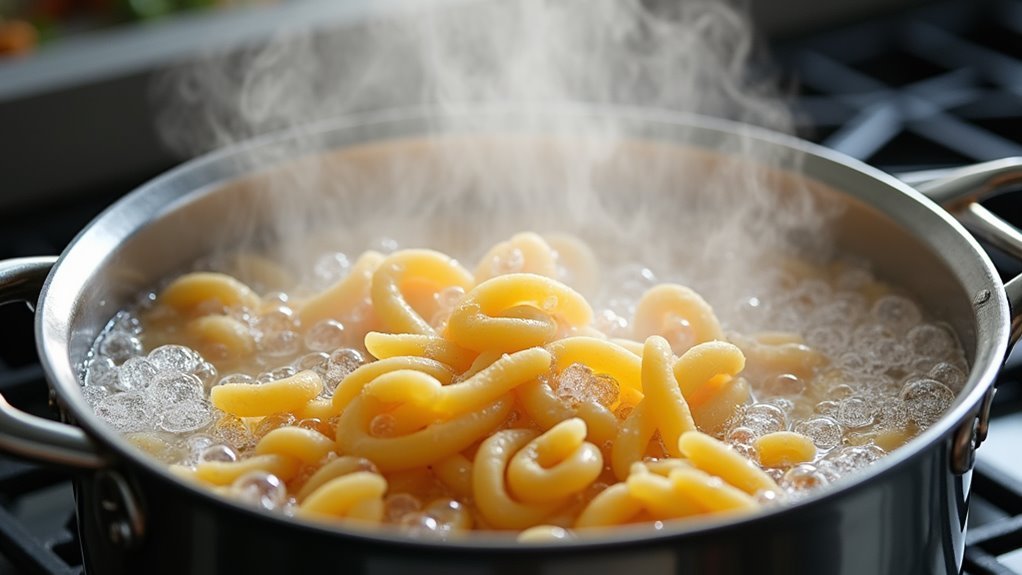 adjust sauce with pasta water