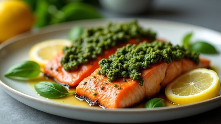 air fryer pesto salmon recipe