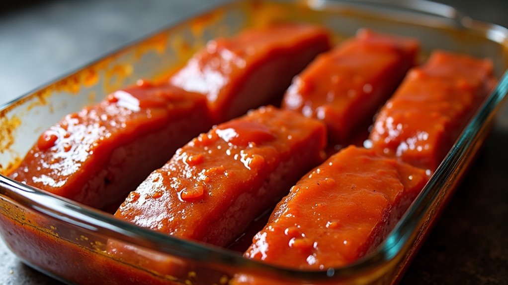 apply sauce to ribs