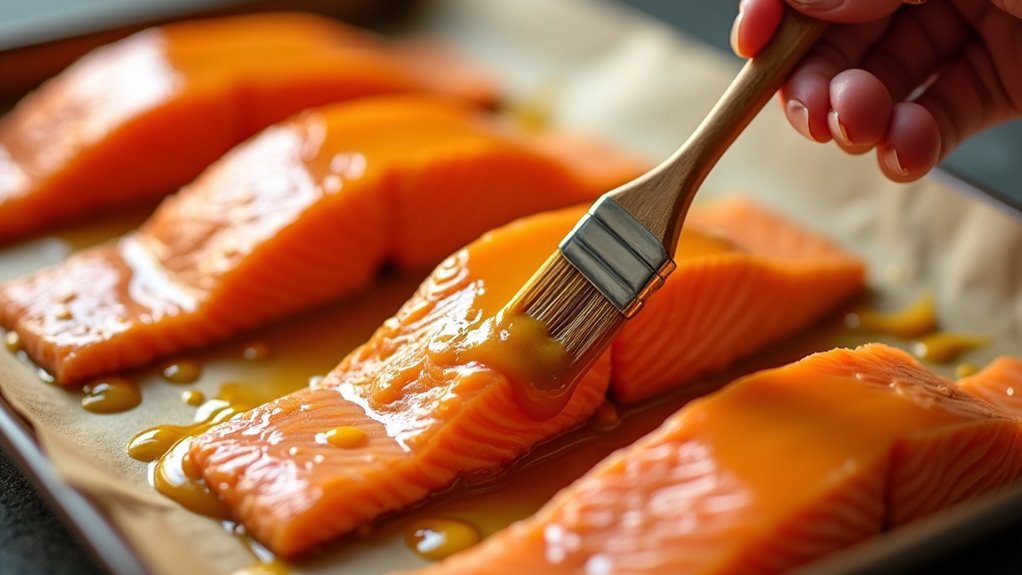 bake salmon until flaky