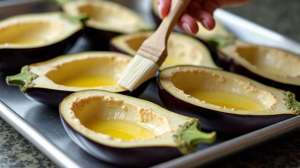 bake until eggplants tender