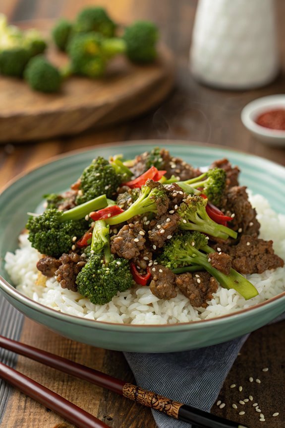 beef and broccoli dish
