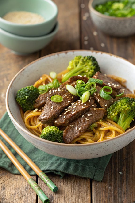 beef broccoli stir fry noodles