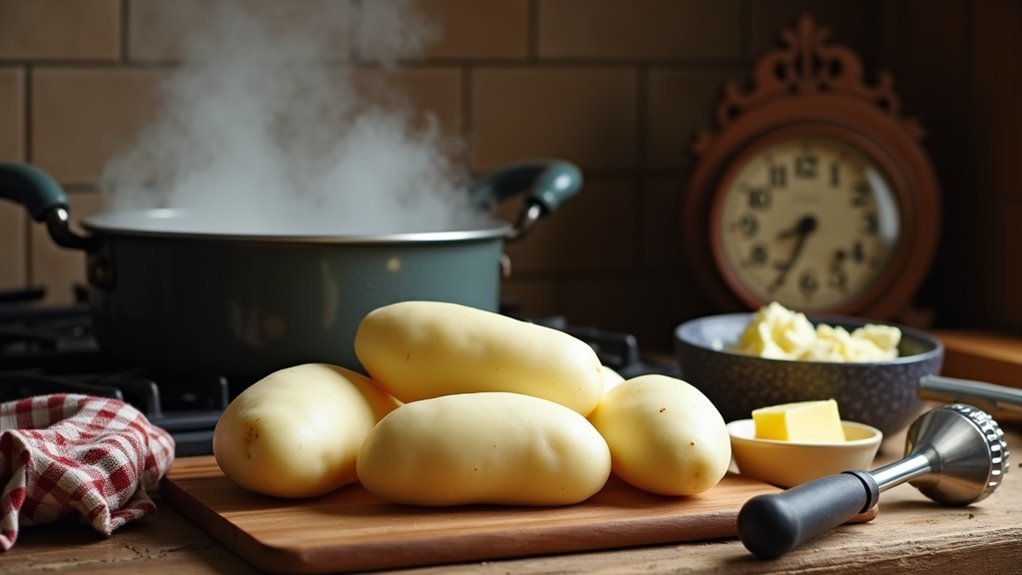 boil and mash potatoes
