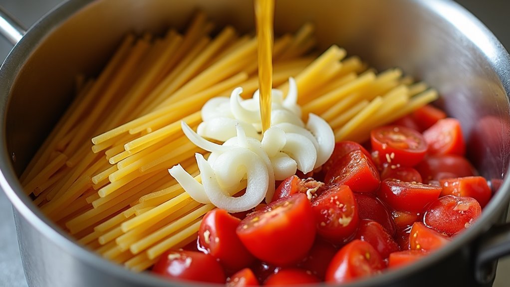 boil ingredients together initially
