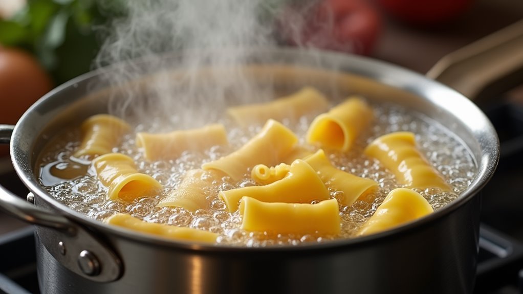 boil manicotti pasta shells