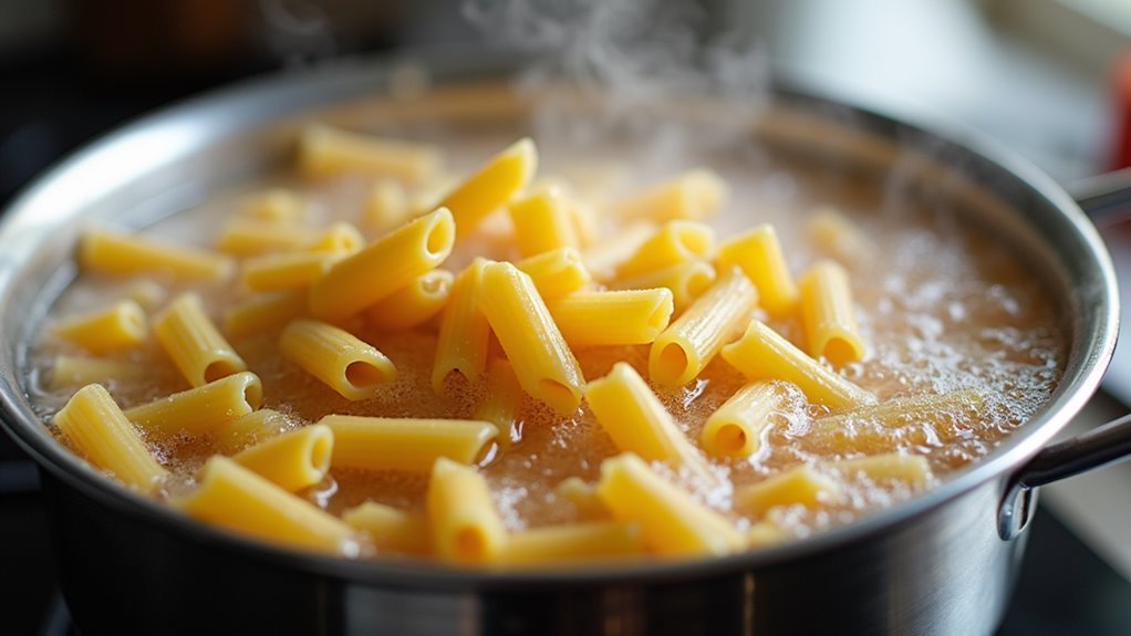 boil pasta until firm