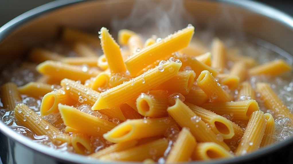 boil penne until tender