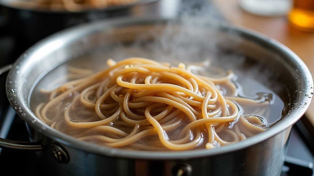 boil soba noodles correctly
