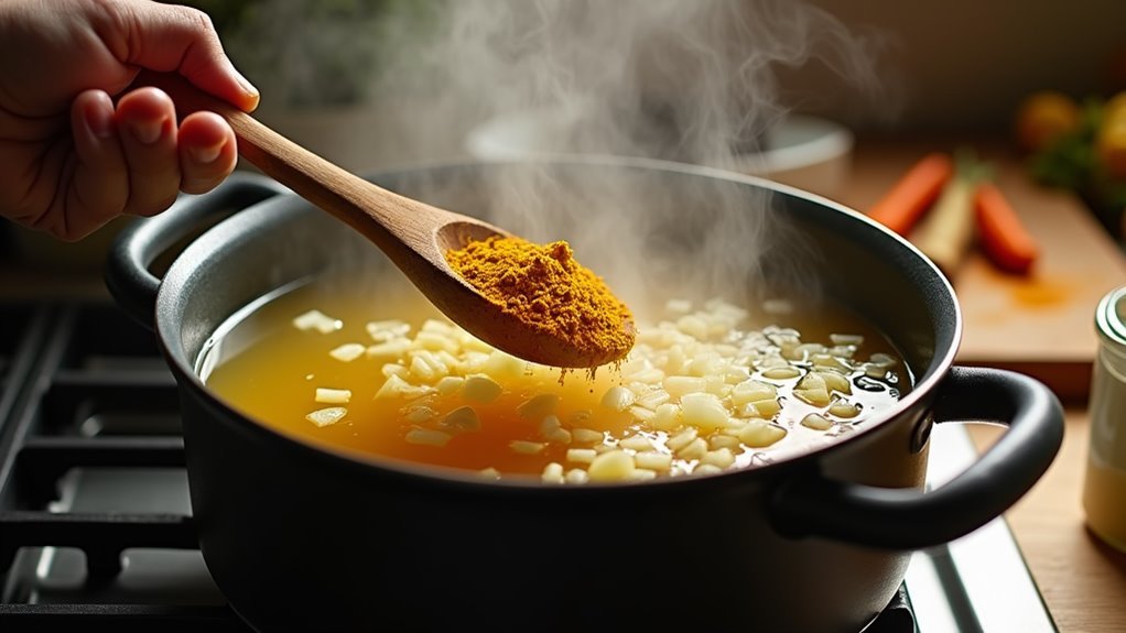 boil vegetable broth thoroughly