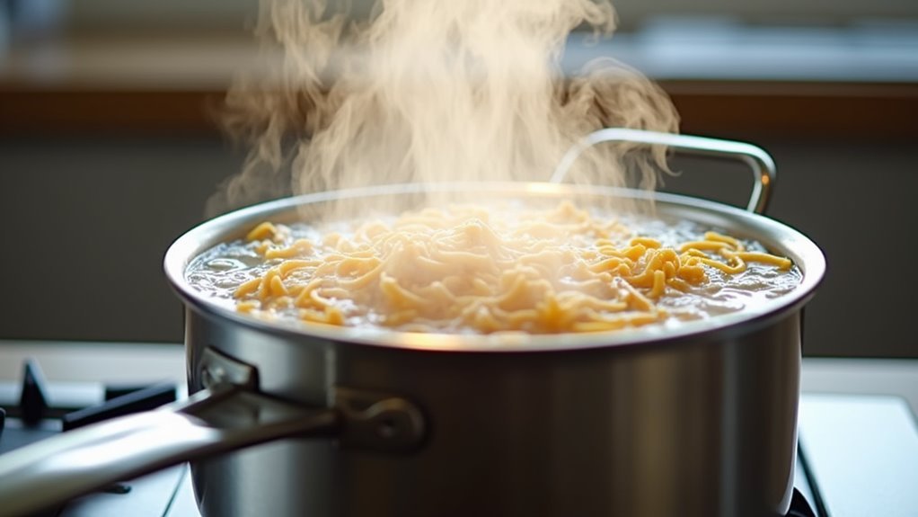 boil water for noodles