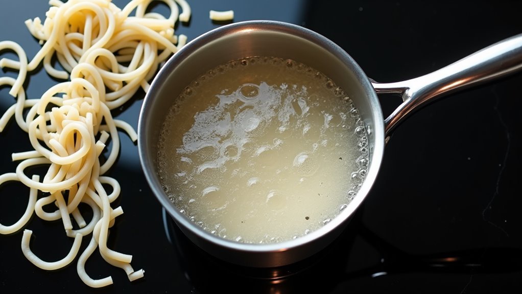 boil water for noodles