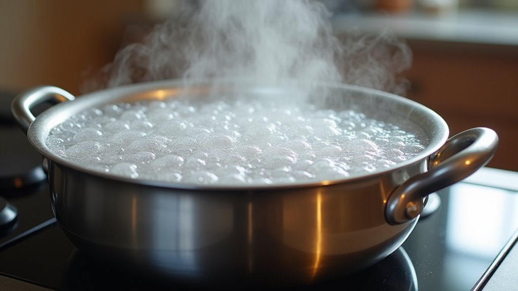 boil water with salt