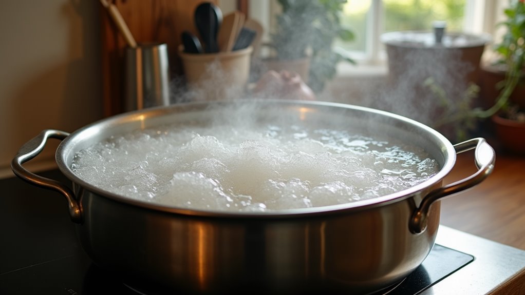 boil water with salt
