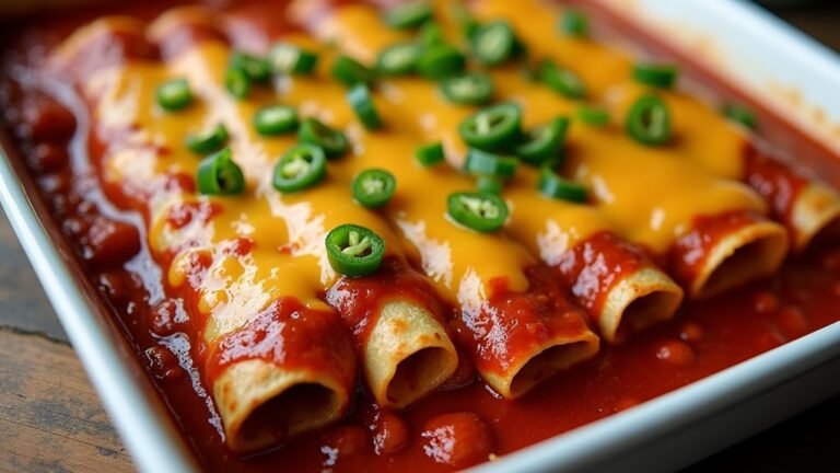 bold and cheesy enchiladas