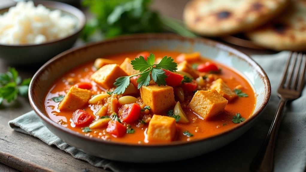 bold and spicy vegan dish