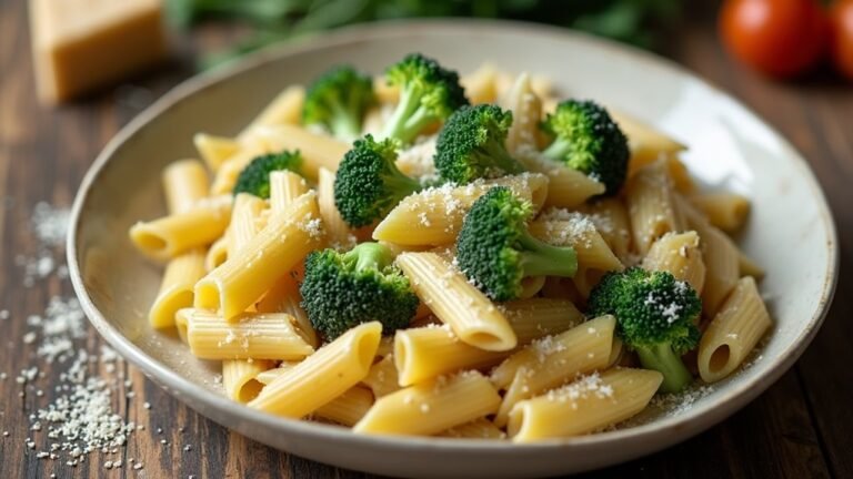 broccoli pasta creamy delight