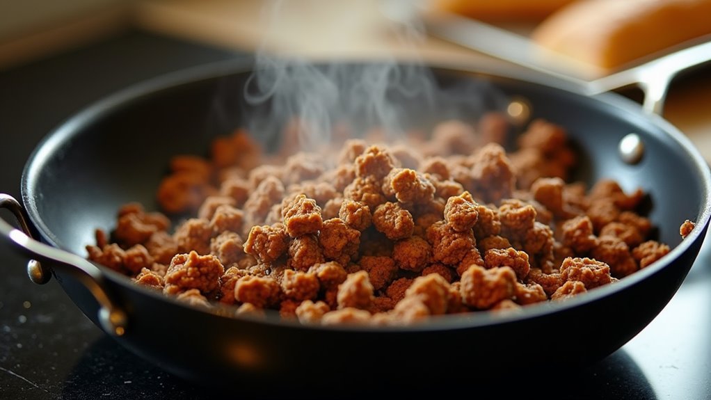 brown the ground beef