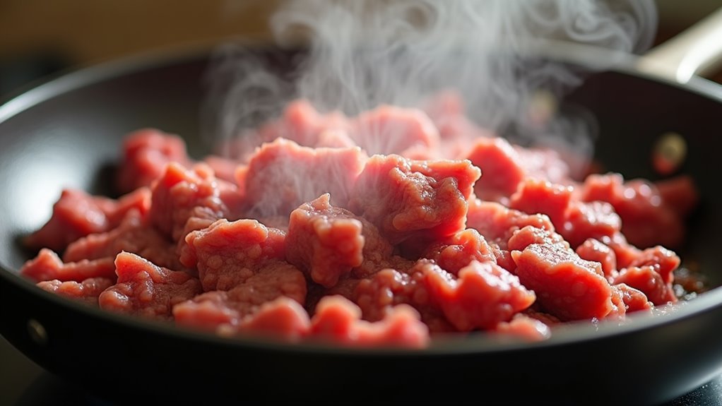brown the ground beef
