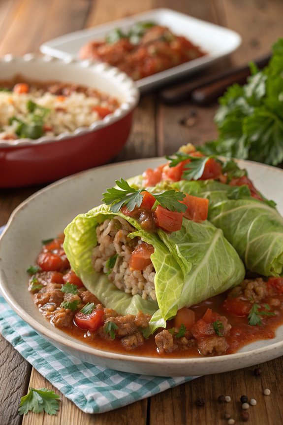 cabbage filled with goodness