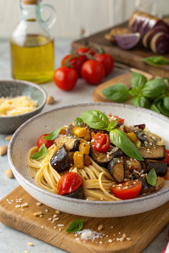 caponata pasta recipe instructions