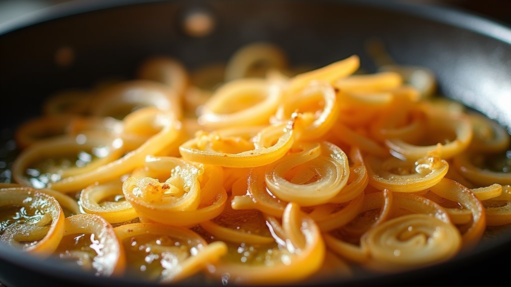 caramelize onions for twenty minutes