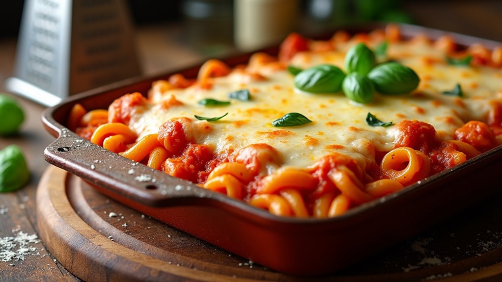 cheesy baked rigatoni recipe