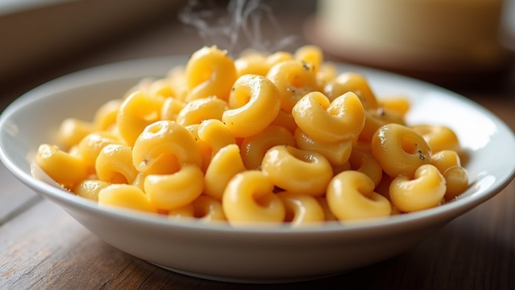 cheesy creamy cavatappi dish