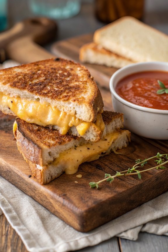 cheesy grilled sandwich delight