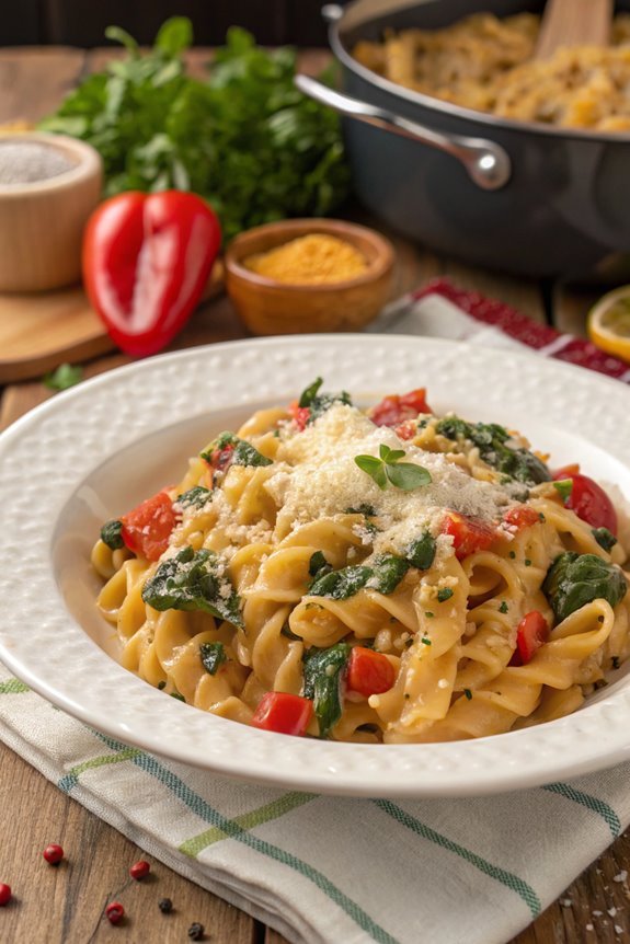 cheesy lentil pasta recipe