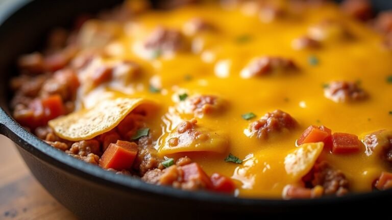 cheesy taco skillet delight