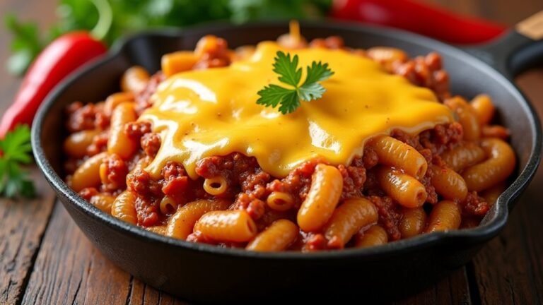 chili and macaroni fusion