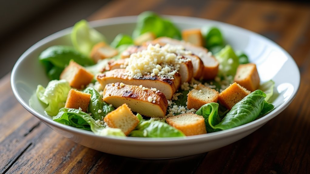 classic chicken caesar salad