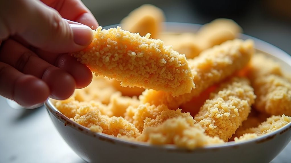 coat with parmesan panko mix