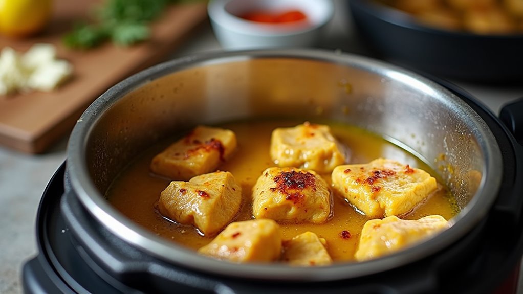 combine chicken and yogurt