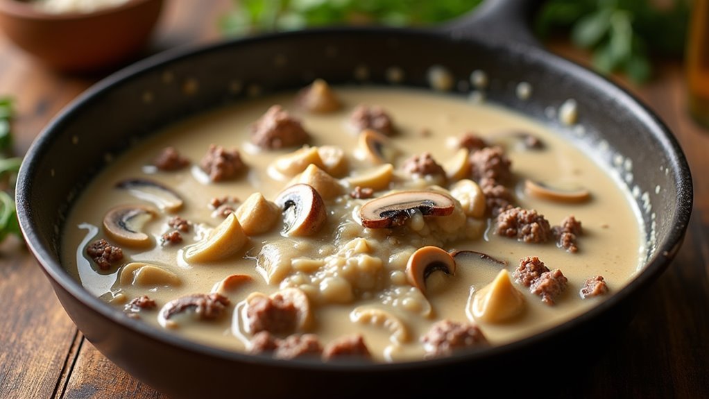 combine ingredients with sour cream