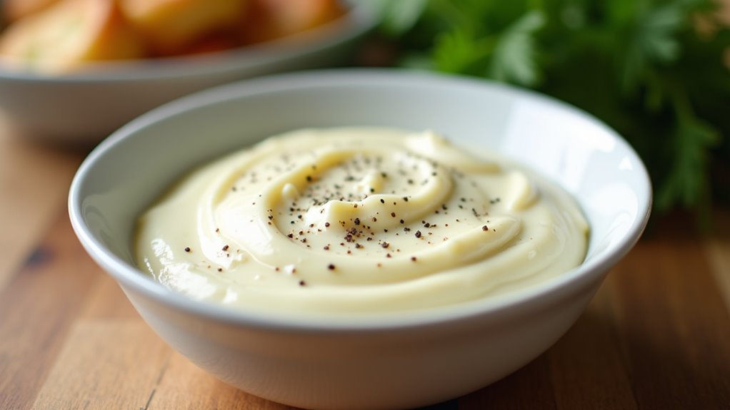 combine mayonnaise and seasoning