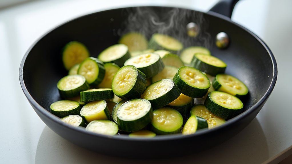 combine orzo and zucchini