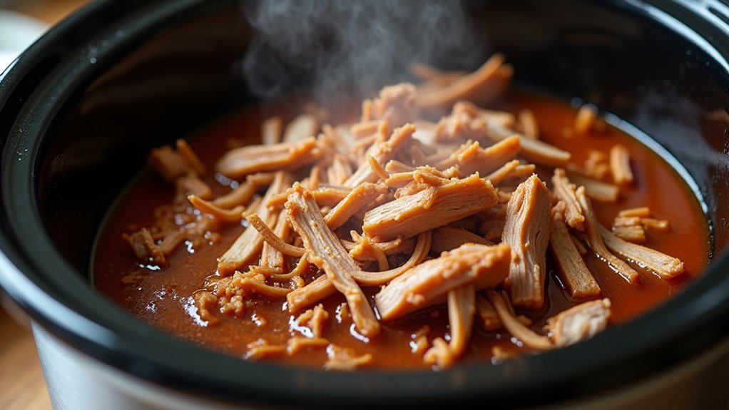 combine pork and liquid
