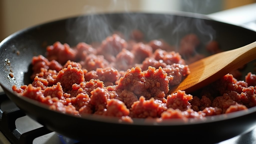 cook and brown beef